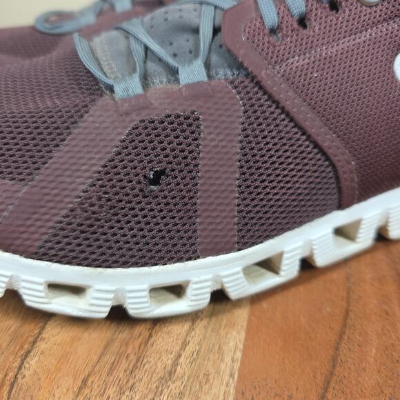 On Cloud 5 Ox Shadow Mens Dark Red Size 10.5 Athletic Running Shoes 59.98161 - Picture 3 of 13